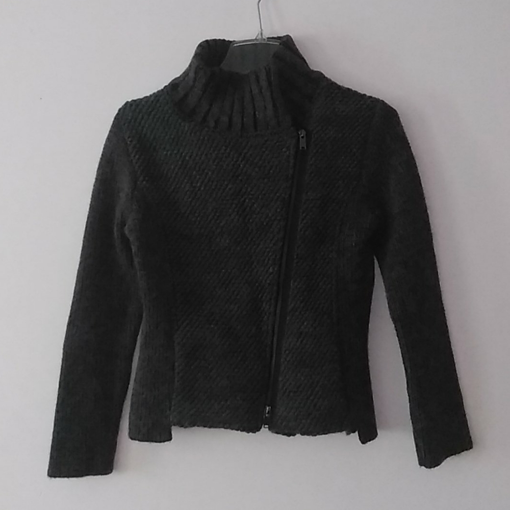 AMS PURE Collection Size 4 Open Front Sweater